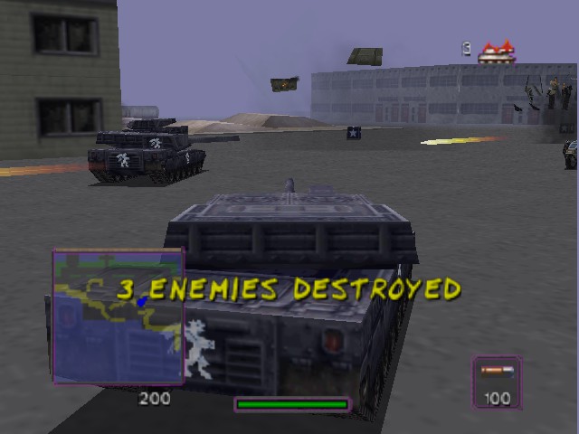 BattleTanx - Global Assault (PAL Version) Screenshot 1
